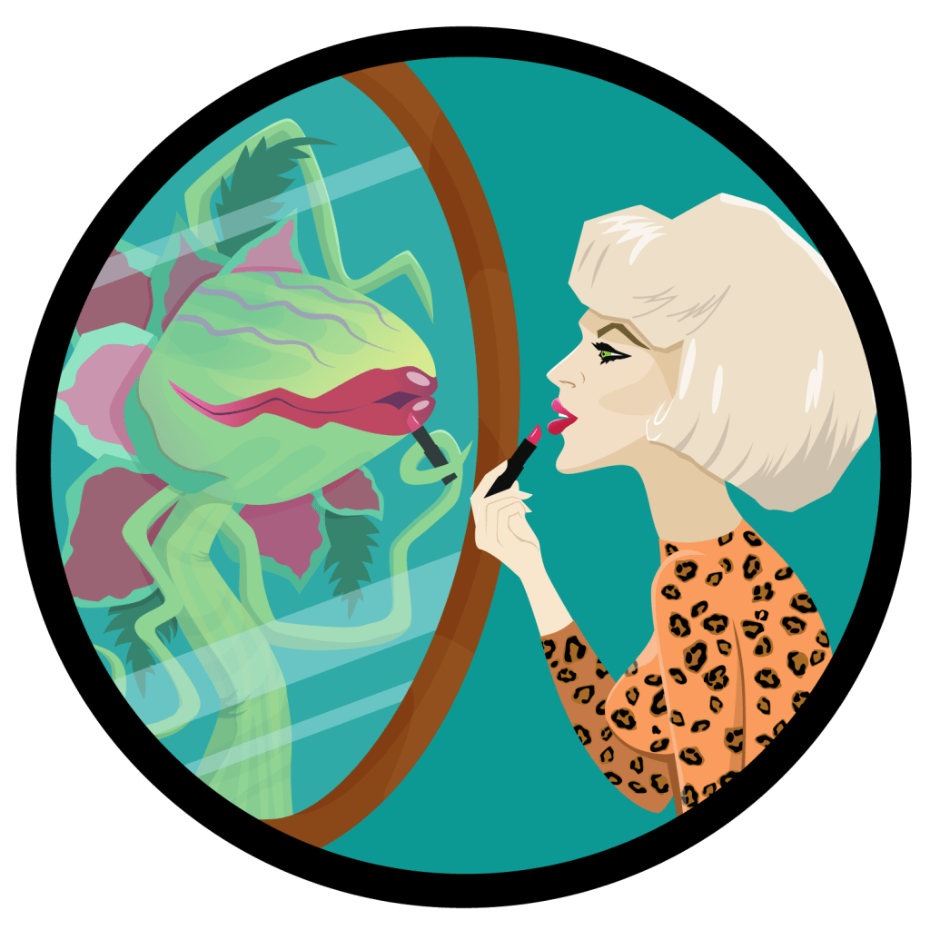 Vector art of Audrey 2 from Little Shop of Horrors