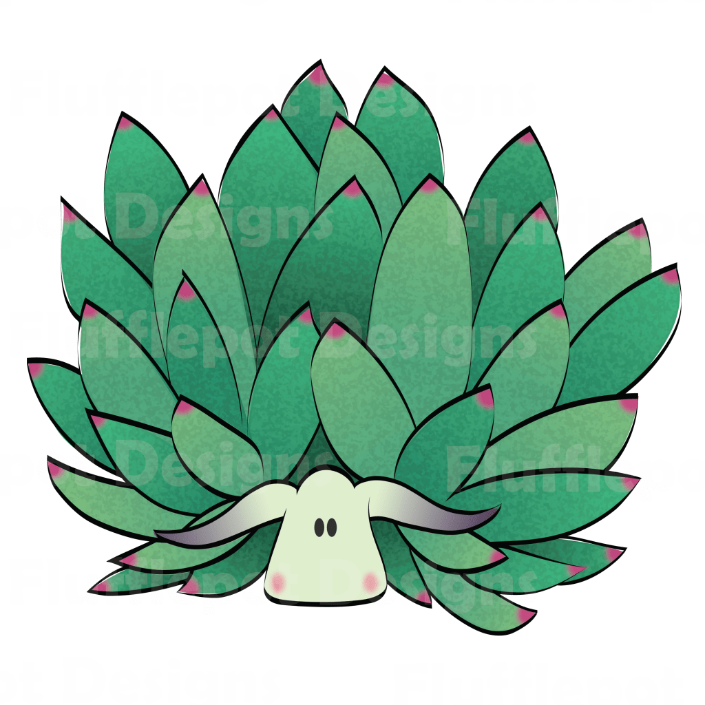 Vector leaf sheep