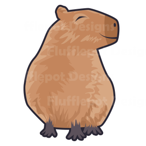 Capybara vector